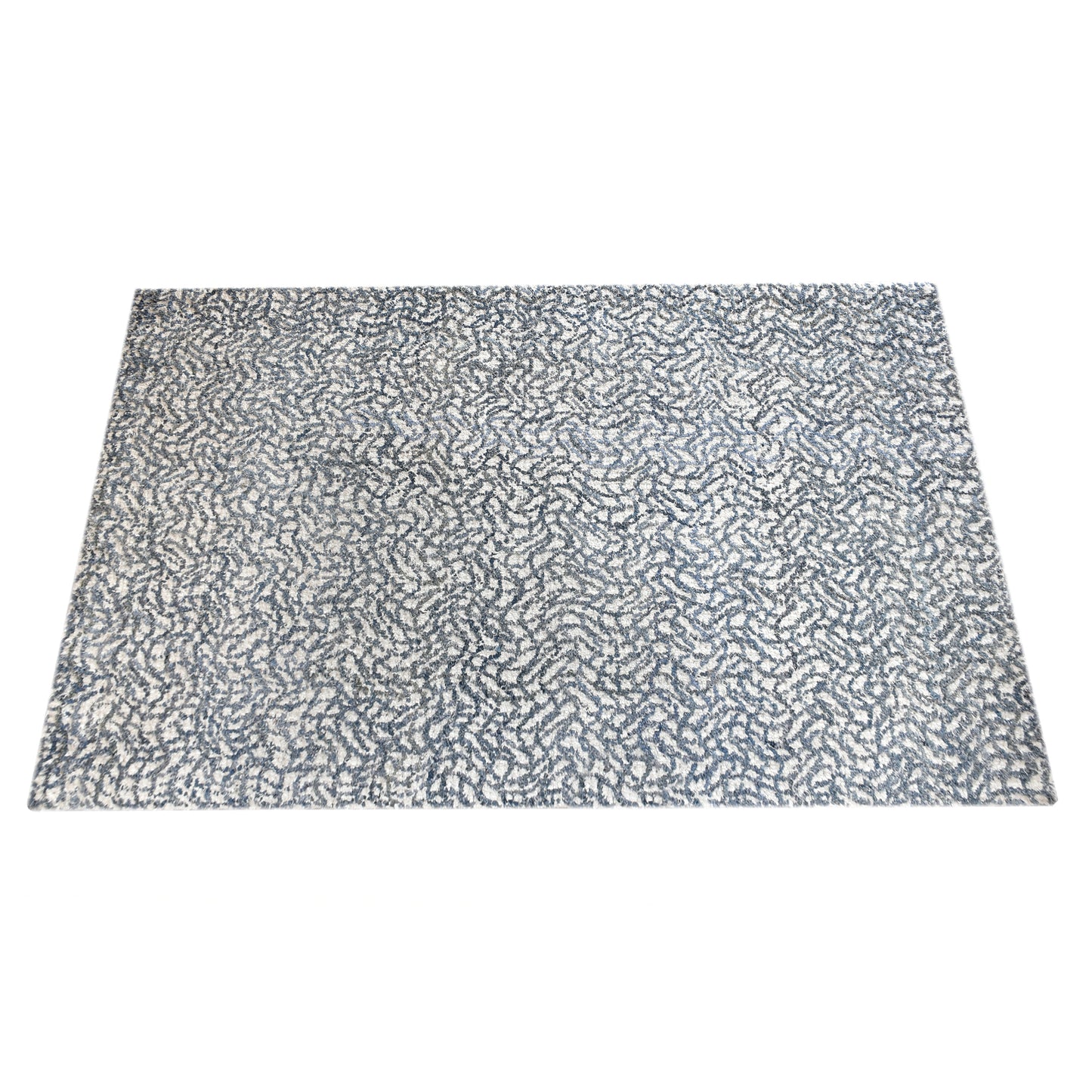 Area Rug, Bedroom Rug, Living Room Rug, Living Area Rug, Indian Rug, Office Carpet, Office Rug, Shop Rug Online, Cotton, Denim, Natural White, Blue, Geometrical