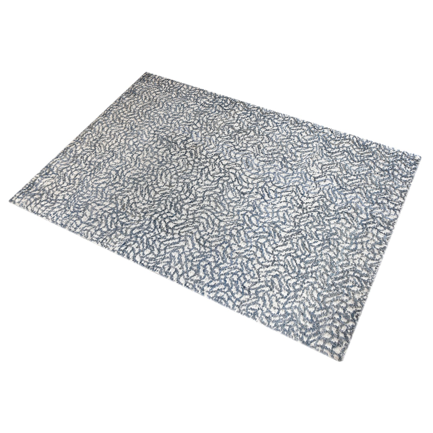 Area Rug, Bedroom Rug, Living Room Rug, Living Area Rug, Indian Rug, Office Carpet, Office Rug, Shop Rug Online, Cotton, Denim, Natural White, Blue, Geometrical