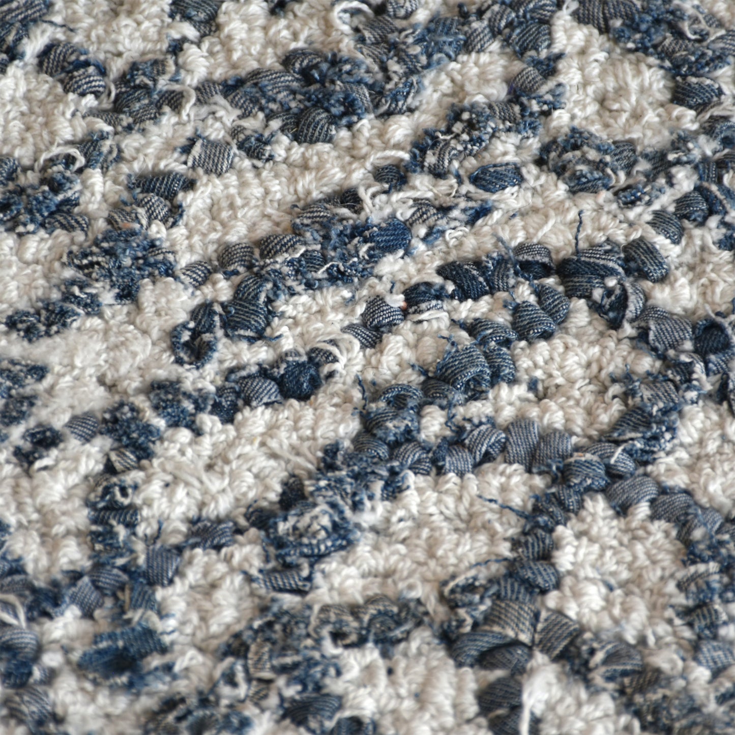 Area Rug, Bedroom Rug, Living Room Rug, Living Area Rug, Indian Rug, Office Carpet, Office Rug, Shop Rug Online, Cotton, Denim, Natural White, Blue, Geometrical