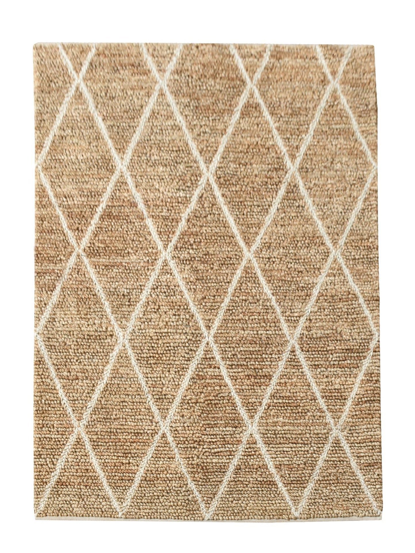 Area Rug, Bedroom Rug, Living Room Rug, Living Area Rug, Indian Rug, Office Carpet, Office Rug, Shop Rug Online, Hemp, Wool, Natural White, Natural, Pitloom, All Loop, Geometrical