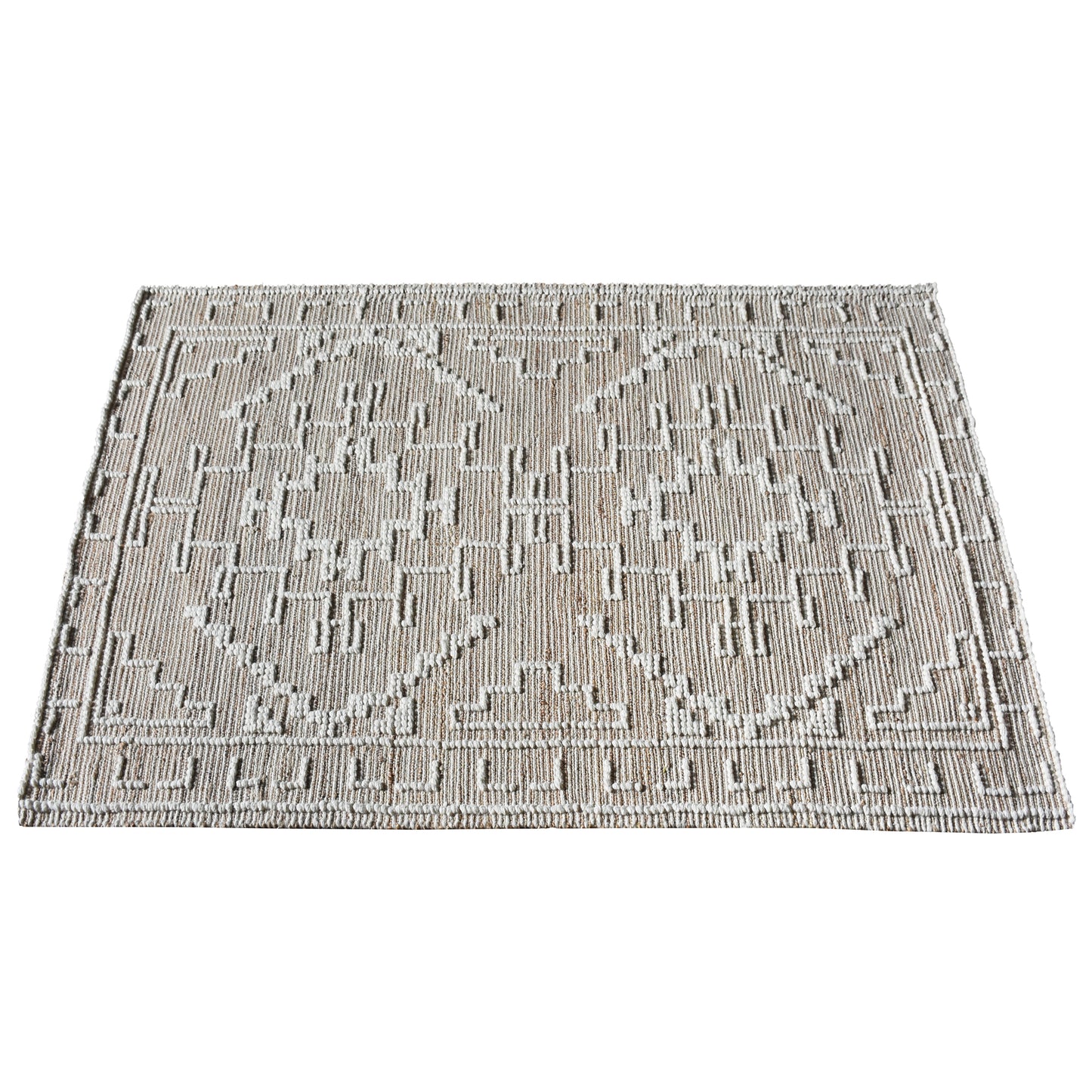 Area Rug, Bedroom Rug, Living Room Rug, Living Area Rug, Indian Rug, Office Carpet, Office Rug, Shop Rug Online, Hemp, Wool, Natural, Natural White, Pitloom, All Loop, Modern