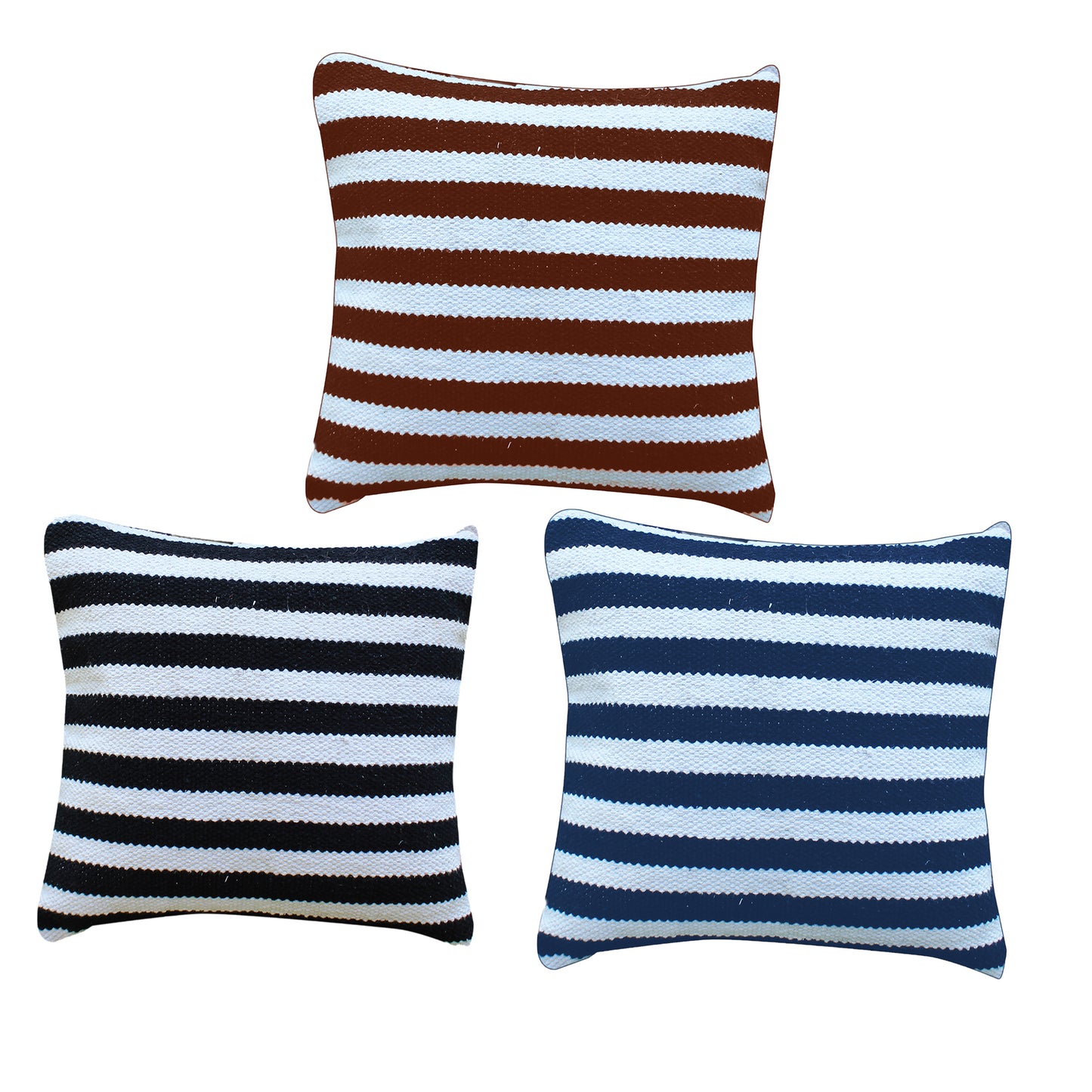 Oliver Pillow, Cotton, Pitloom, Flat Weave