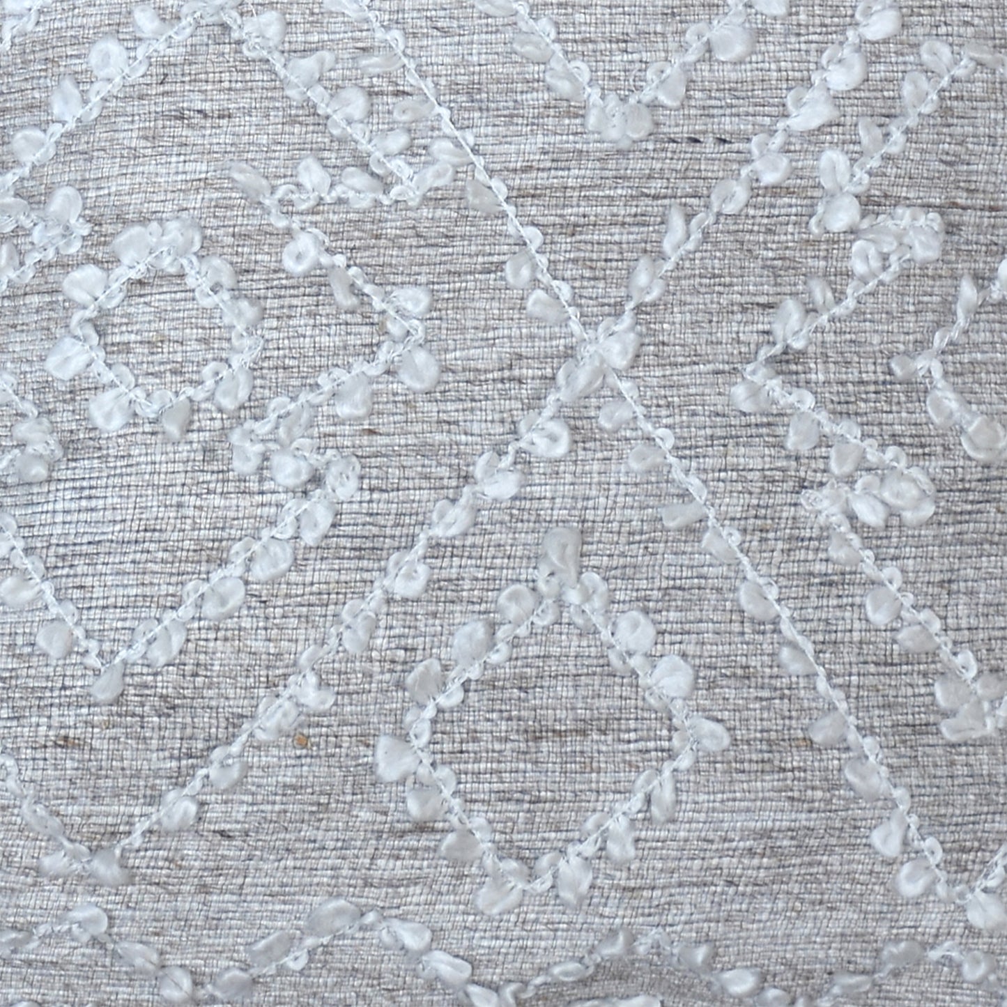 Orto Pillow, Wool, Viscose, Pet, Silver