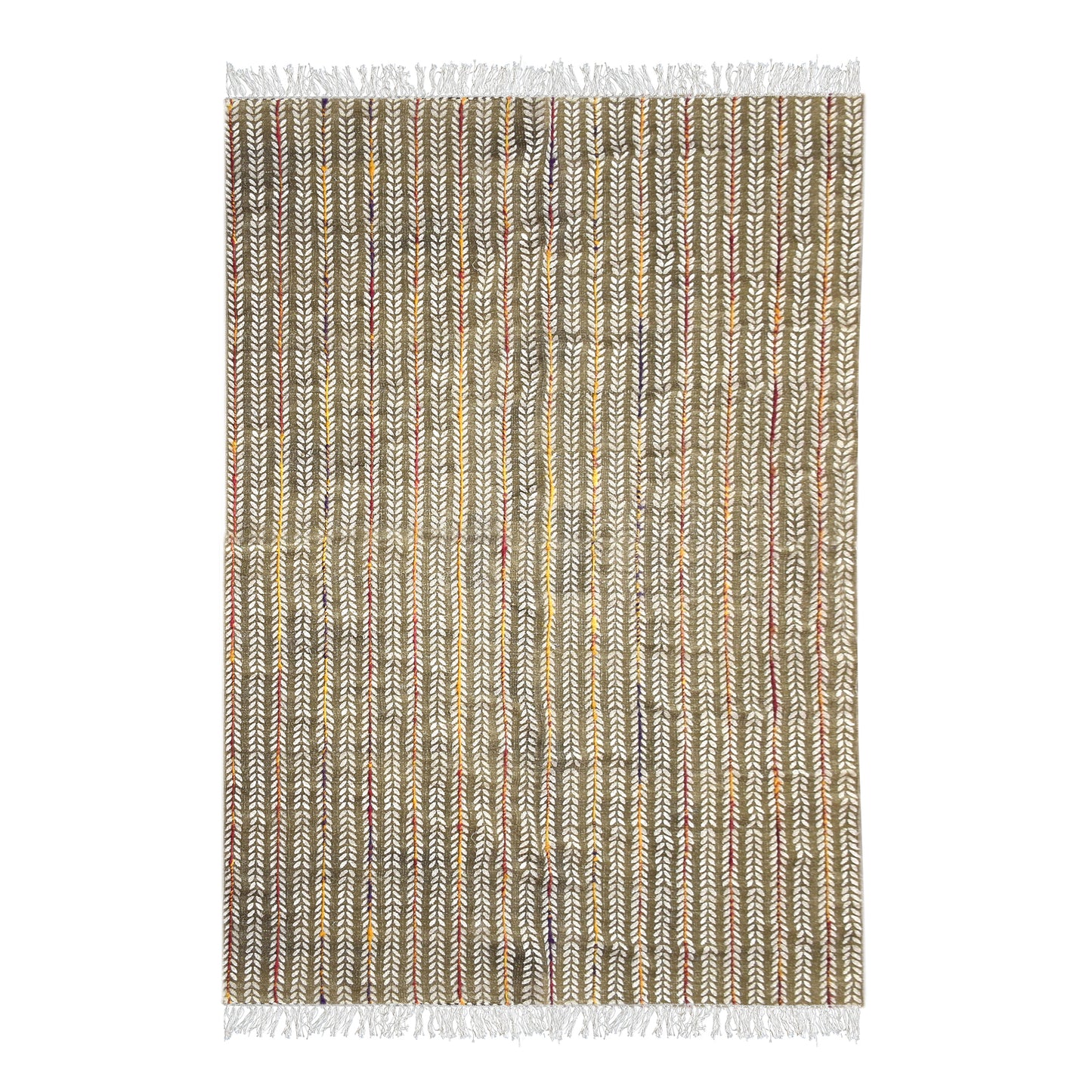 Area Rug, Bedroom Rug, Living Room Rug, Living Area Rug, Indian Rug, Office Carpet, Office Rug, Shop Rug Online, Cotton, Printed, Polyester, Olive, Pitloom, Flat Weave, Printed