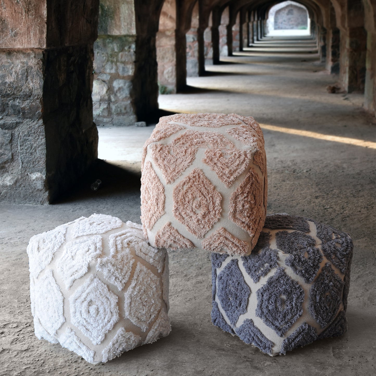 Pallini Pouf, Cotton, BM SN / ALL CUT