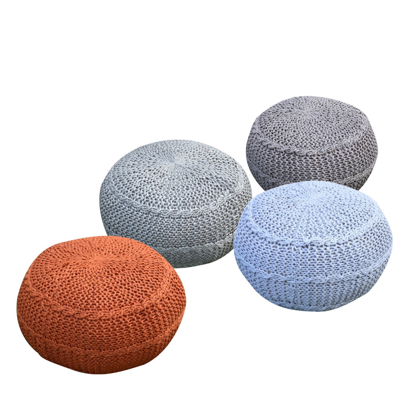 Palmas Pouf, Pet, Hm Knitted, Flat Weave