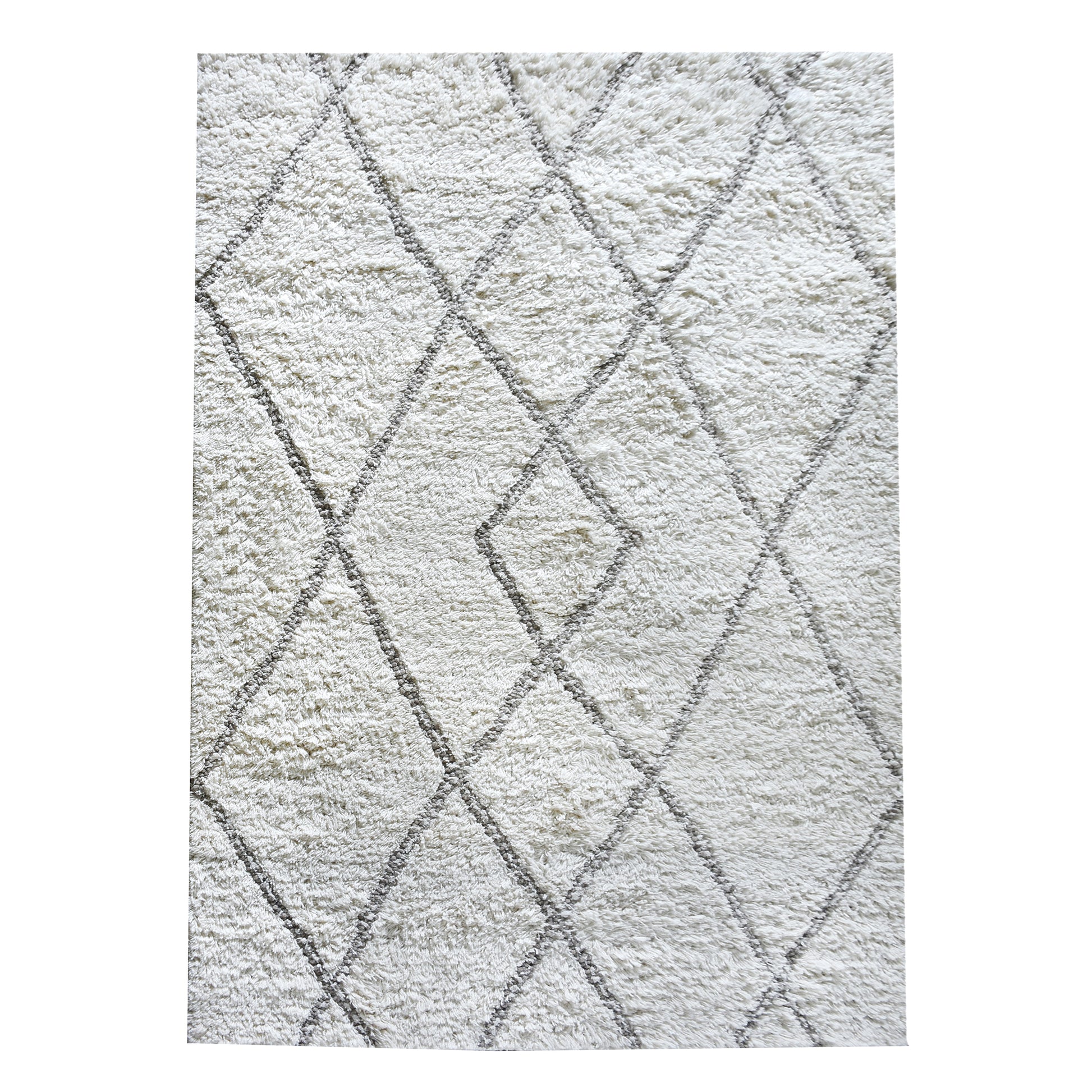 Area Rug, Bedroom Rug, Living Room Rug, Living Area Rug, Indian Rug, Office Carpet, Office Rug, Shop Rug Online, Wool, Natural White, Beige, Pitloom, Cut And Loop, Geometrical