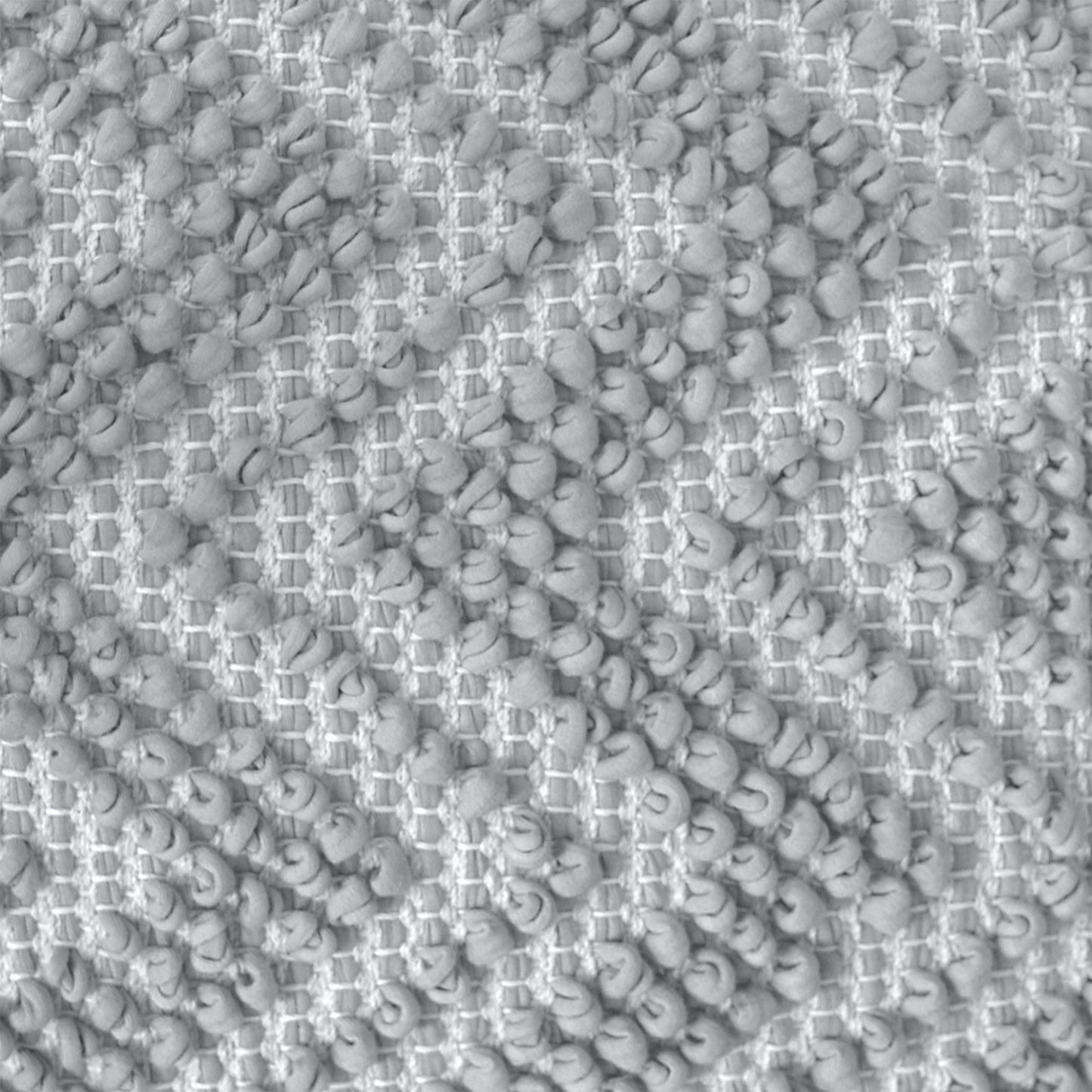 Pedro Pillow, Cotton Rag, Grey, Pitloom, All Loop