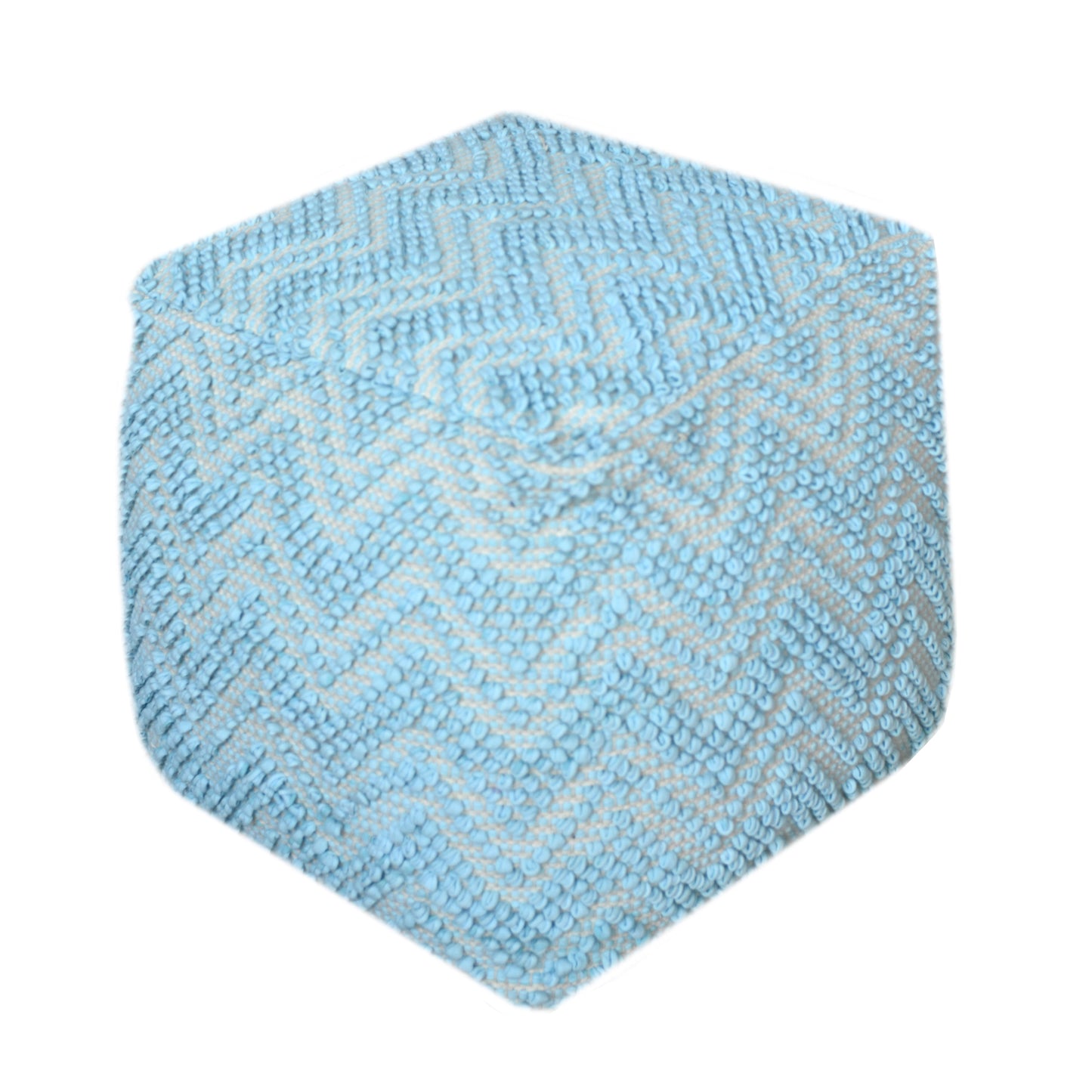Pedro Pouf, Cotton Rag, Sky, Pitloom, All Loop