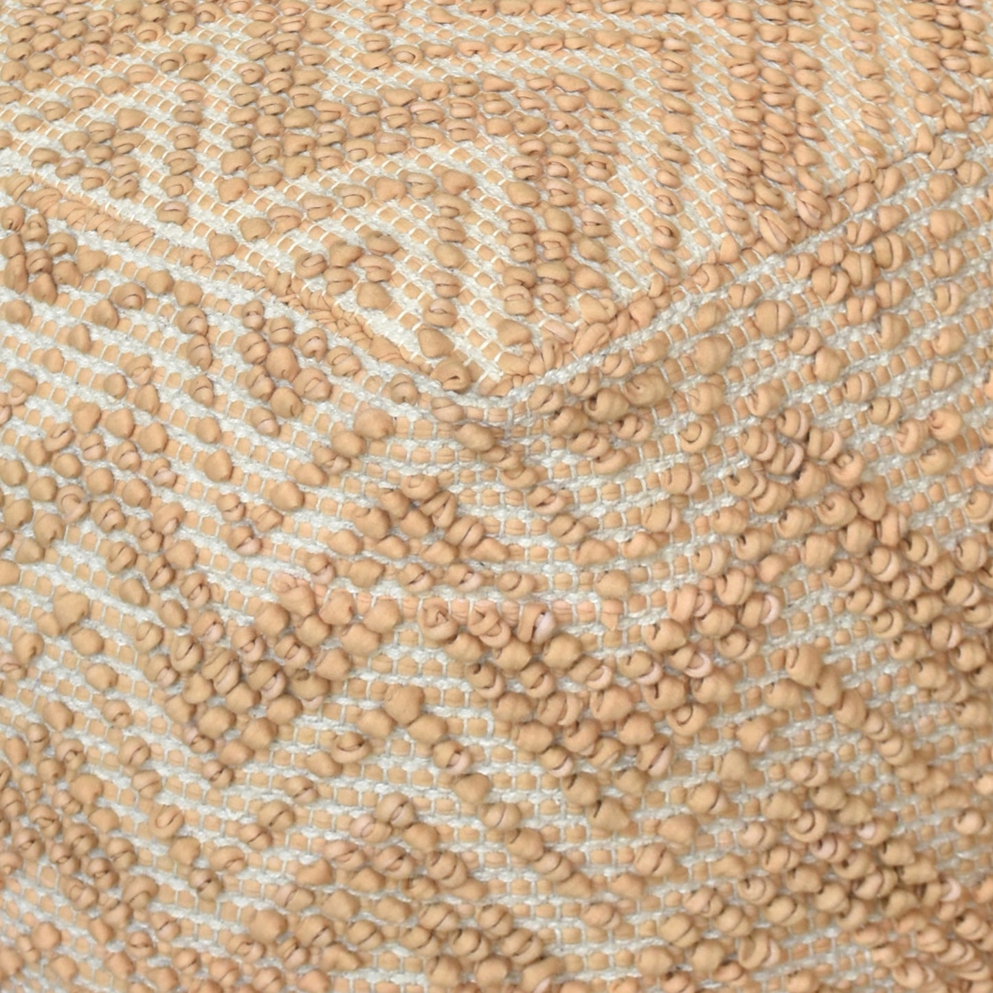 Pedro Pouf, Cotton Rag, Taupe, Pitloom, All Loop