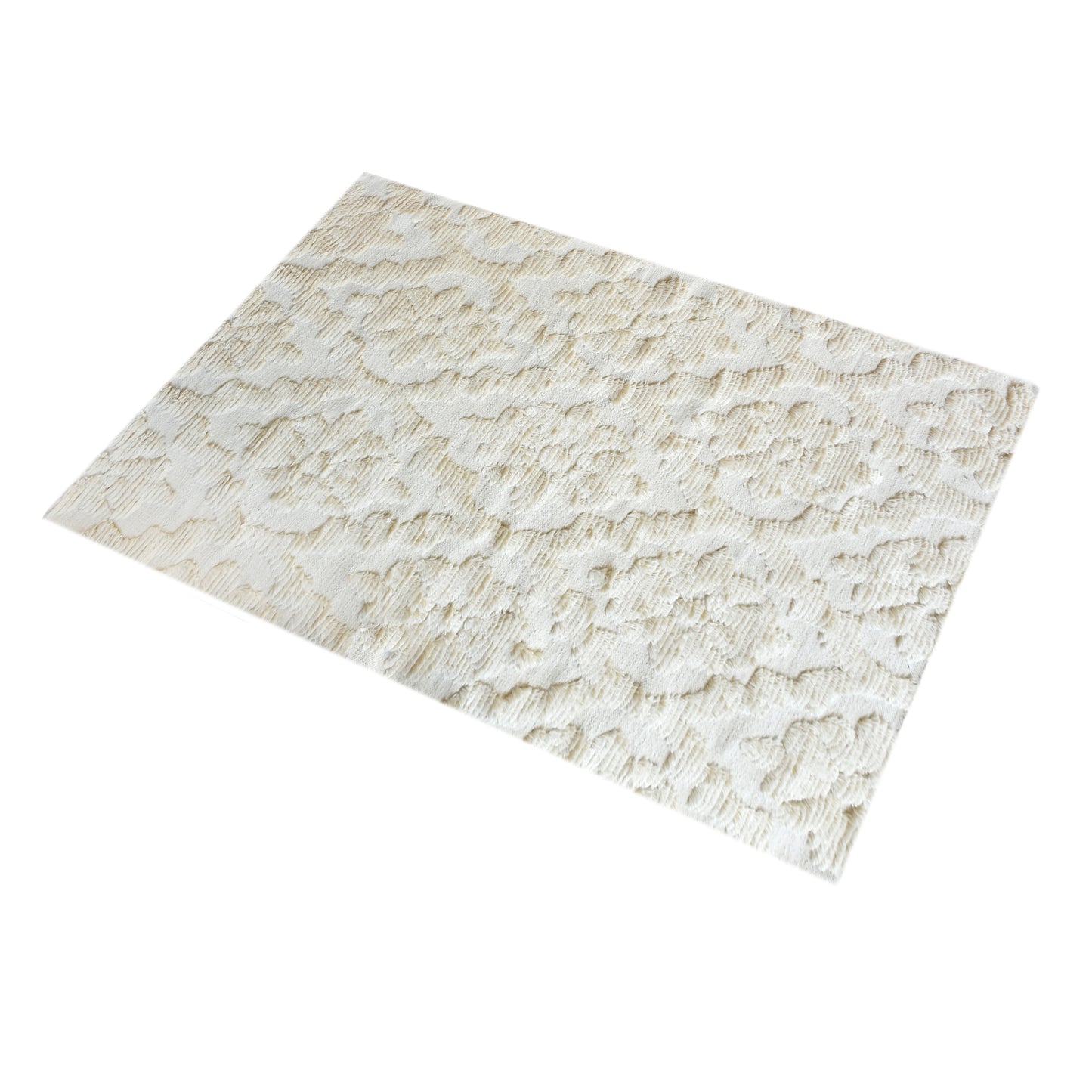 Area Rug, Bedroom Rug, Living Room Rug, Living Area Rug, Indian Rug, Office Carpet, Office Rug, Shop Rug Online, Wool, Natural White, Hand knotted, All Cut, Geometrical