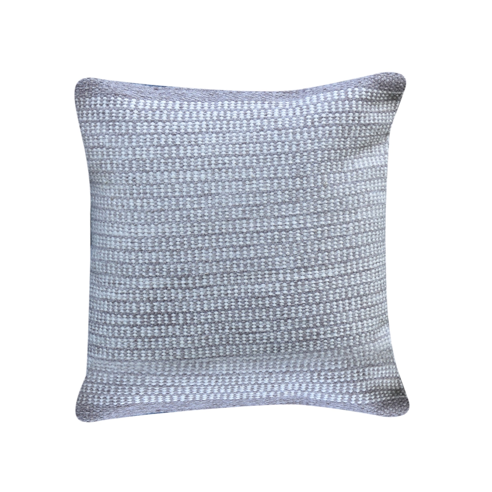 Pumori Pillow, Pet, Natural White, Grey, Pitloom, Flat Weave