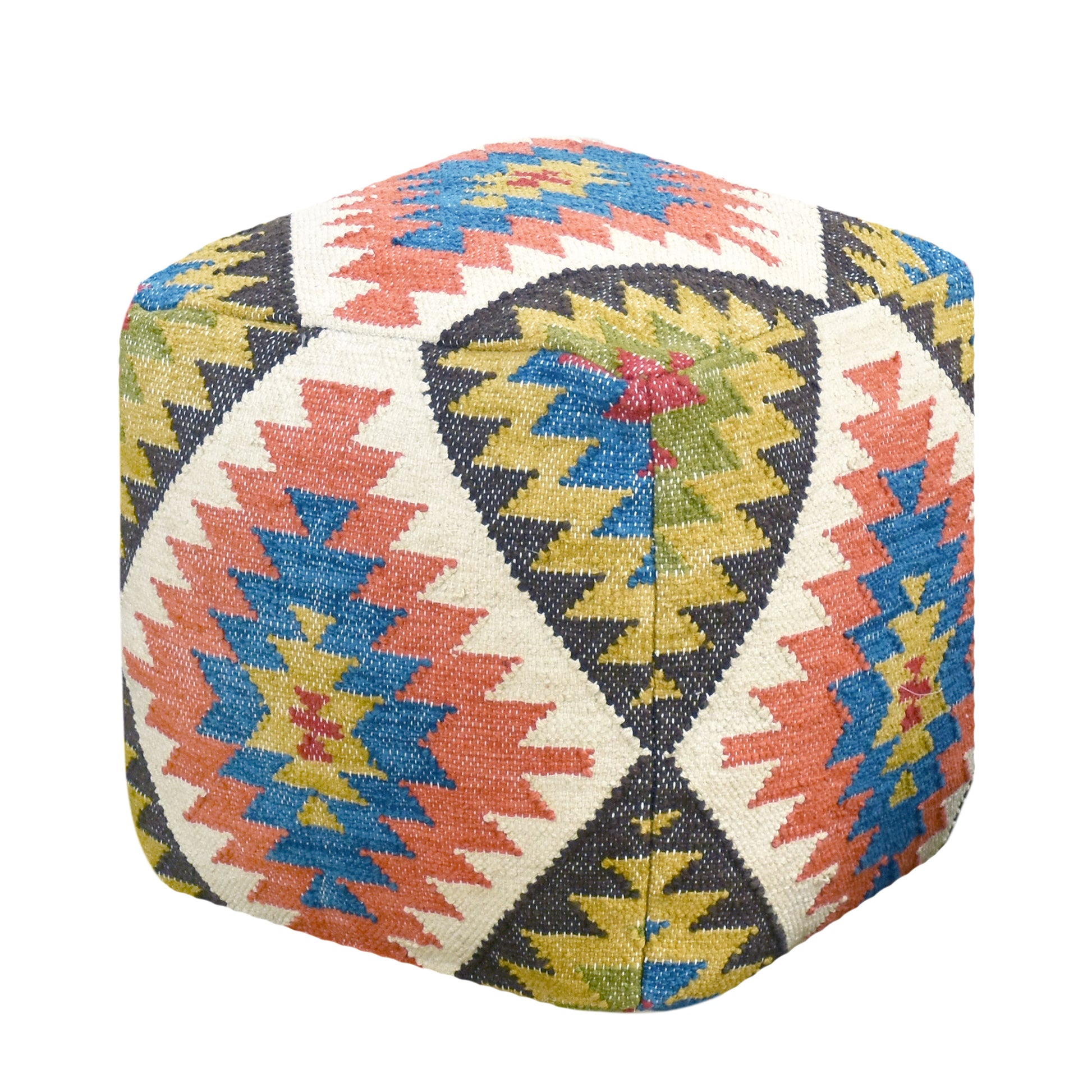Rey Pouf, Cotton, Multi