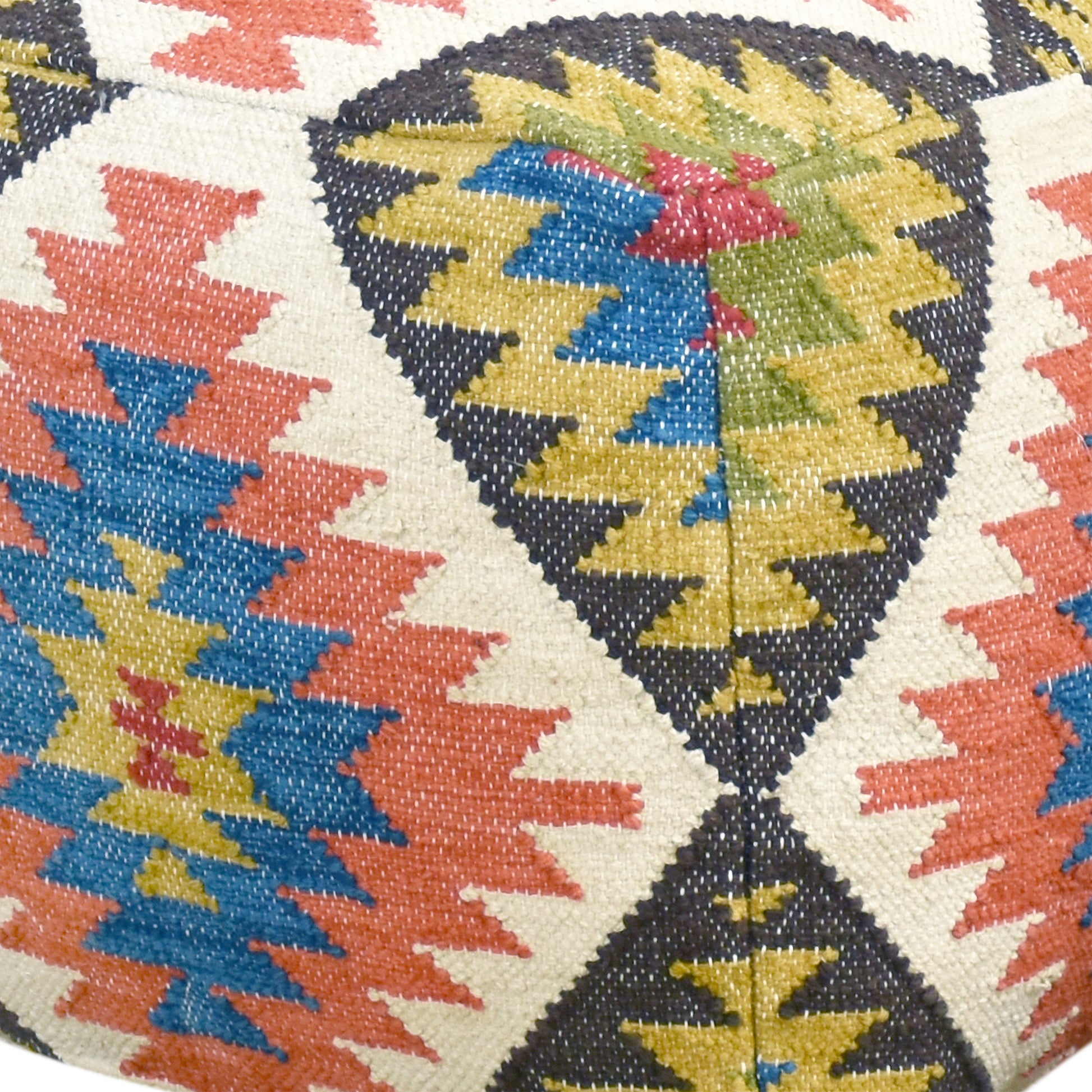 Rey Pouf, Cotton, Multi