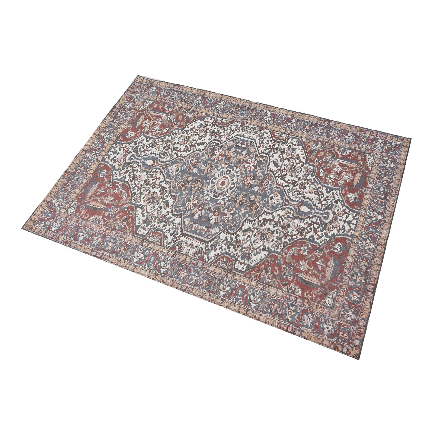 Area Rug, Bedroom Rug, Living Room Rug, Living Area Rug, Indian Rug, Office Carpet, Office Rug, Shop Rug Online, Cotton Chenille, Multi, Jaquard Durry, Flat Weave, Traditional