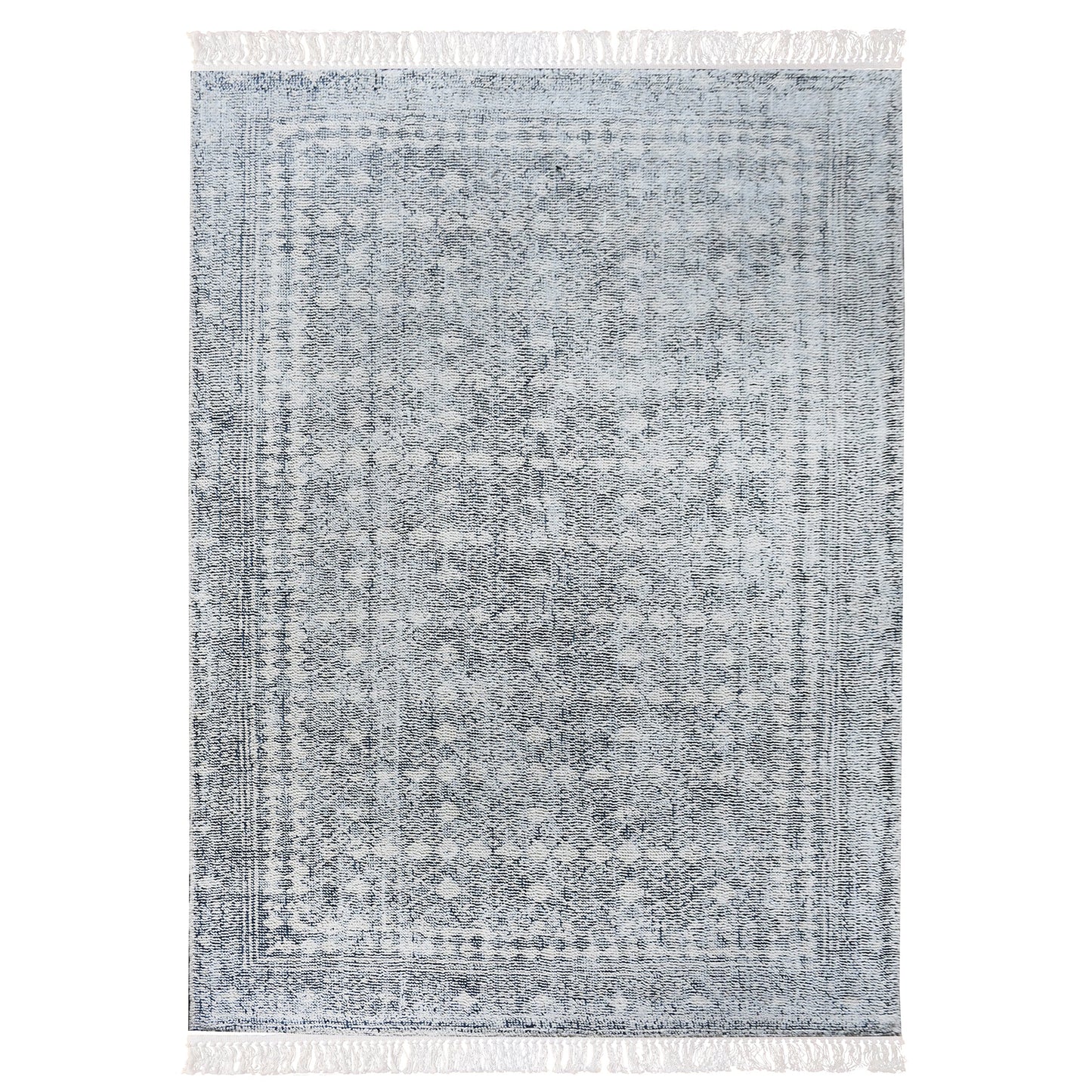 Area Rug, Bedroom Rug, Living Room Rug, Living Area Rug, Indian Rug, Office Carpet, Office Rug, Shop Rug Online, Wool, Cotton, Grey, Natural White, Bm Fn, All Cut, Geometrical