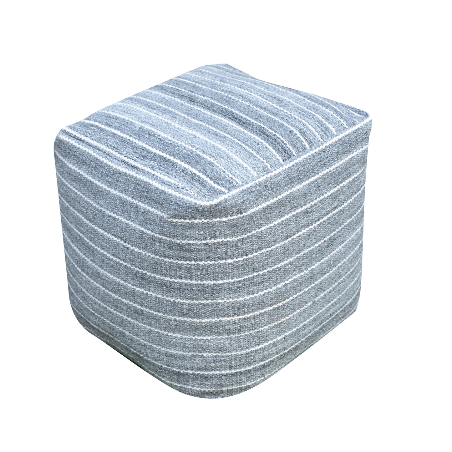 Sion Pouf, Pet, Grey, Pitloom, Flat Weave