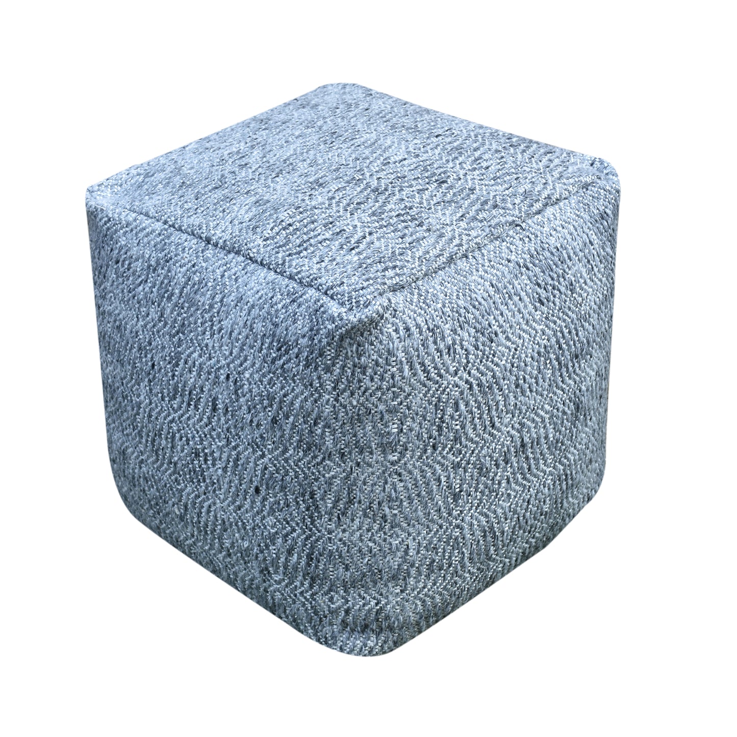 Soweto Pouf, Pet, Grey, Pitloom, Flat Weave