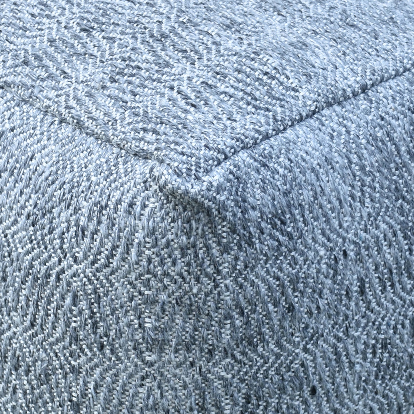 Soweto Pouf, Pet, Grey, Pitloom, Flat Weave