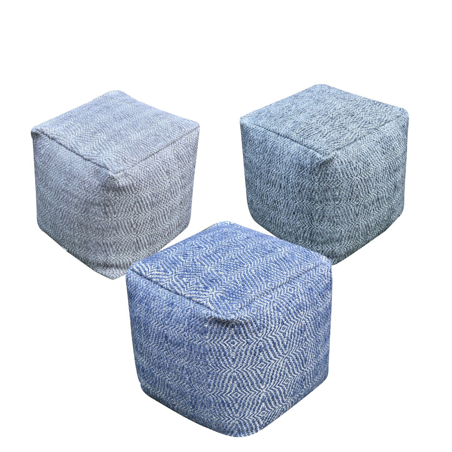 Soweto Pouf, Pet, Pitloom, Flat Weave