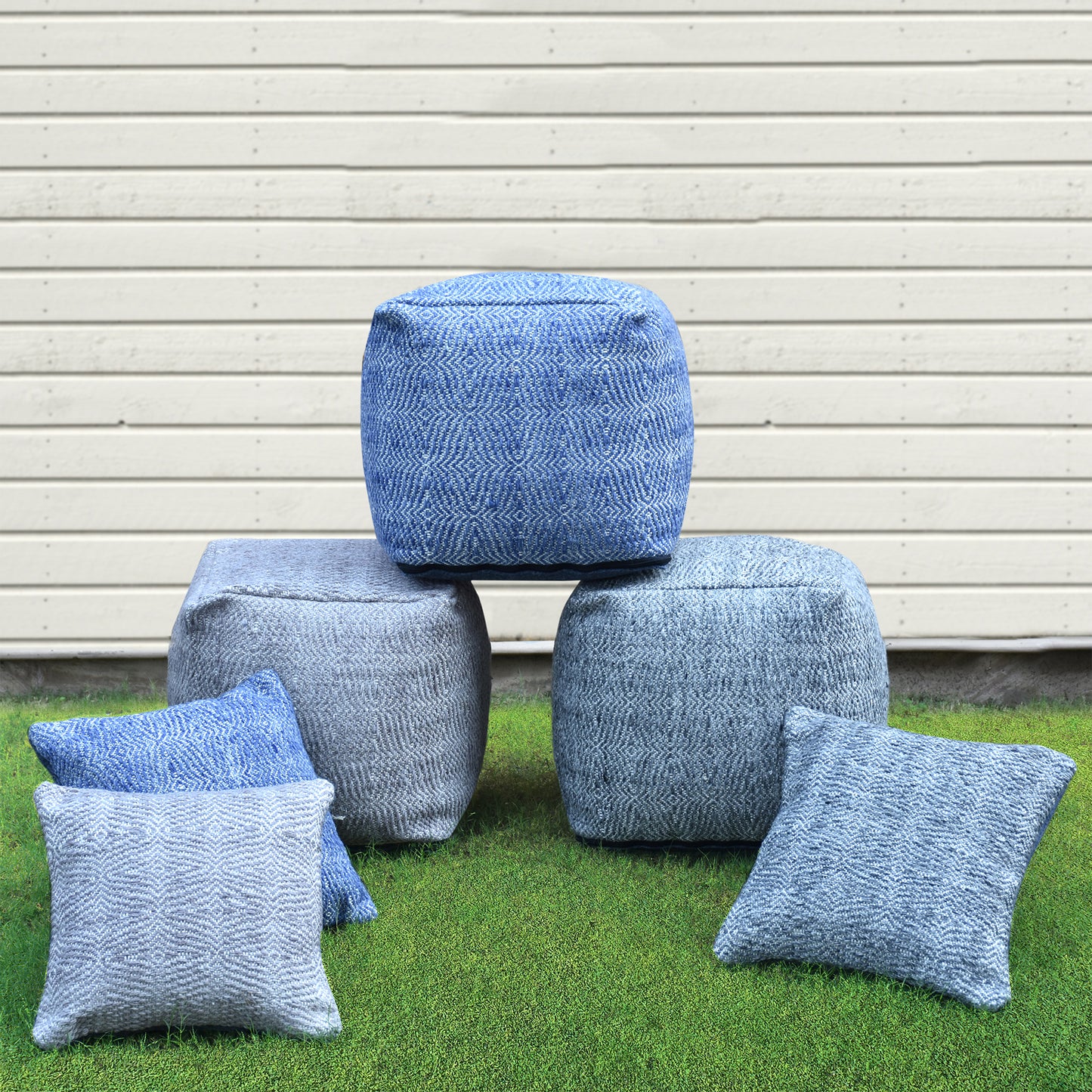 Soweto Pouf, Pet, Pitloom, Flat Weave