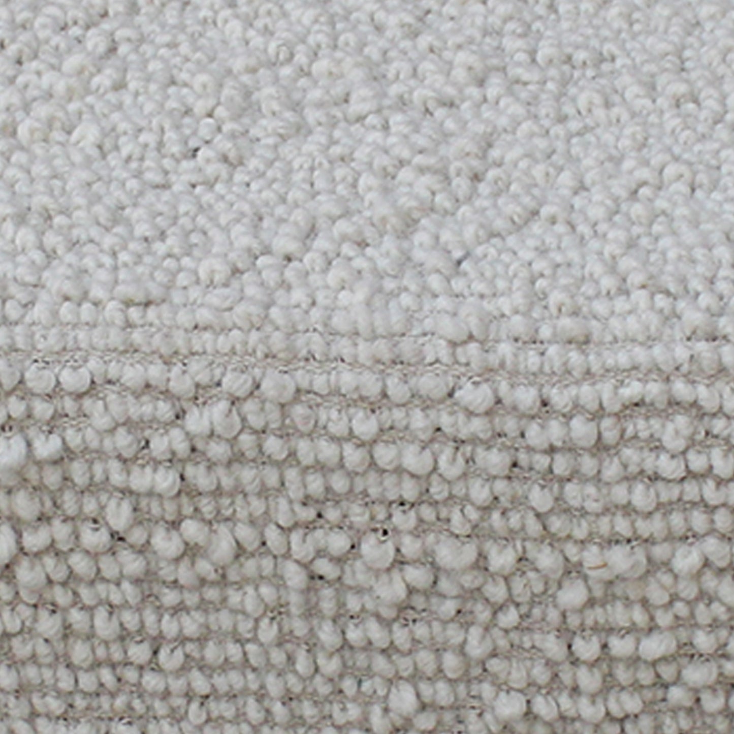 Vayots Bench, Wool, Polyester, Natural White, Hand woven, All Loop