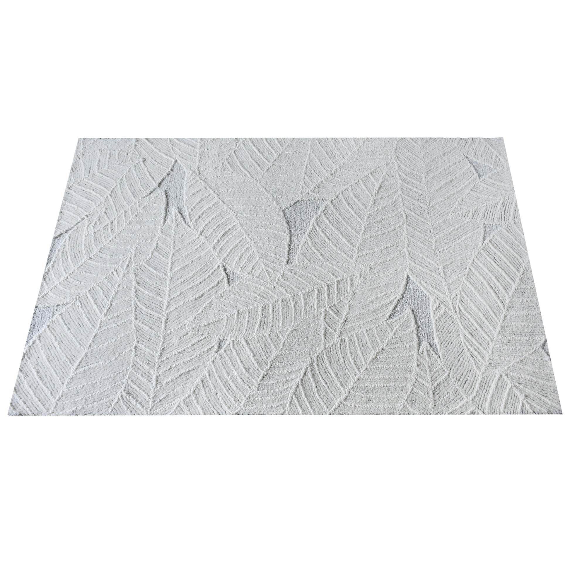 Area Rug, Bedroom Rug, Living Room Rug, Living Area Rug, Indian Rug, Office Carpet, Office Rug, Shop Rug Online, Wool, Grey, Natural White, Hand tufted, Cut And Loop, Modern