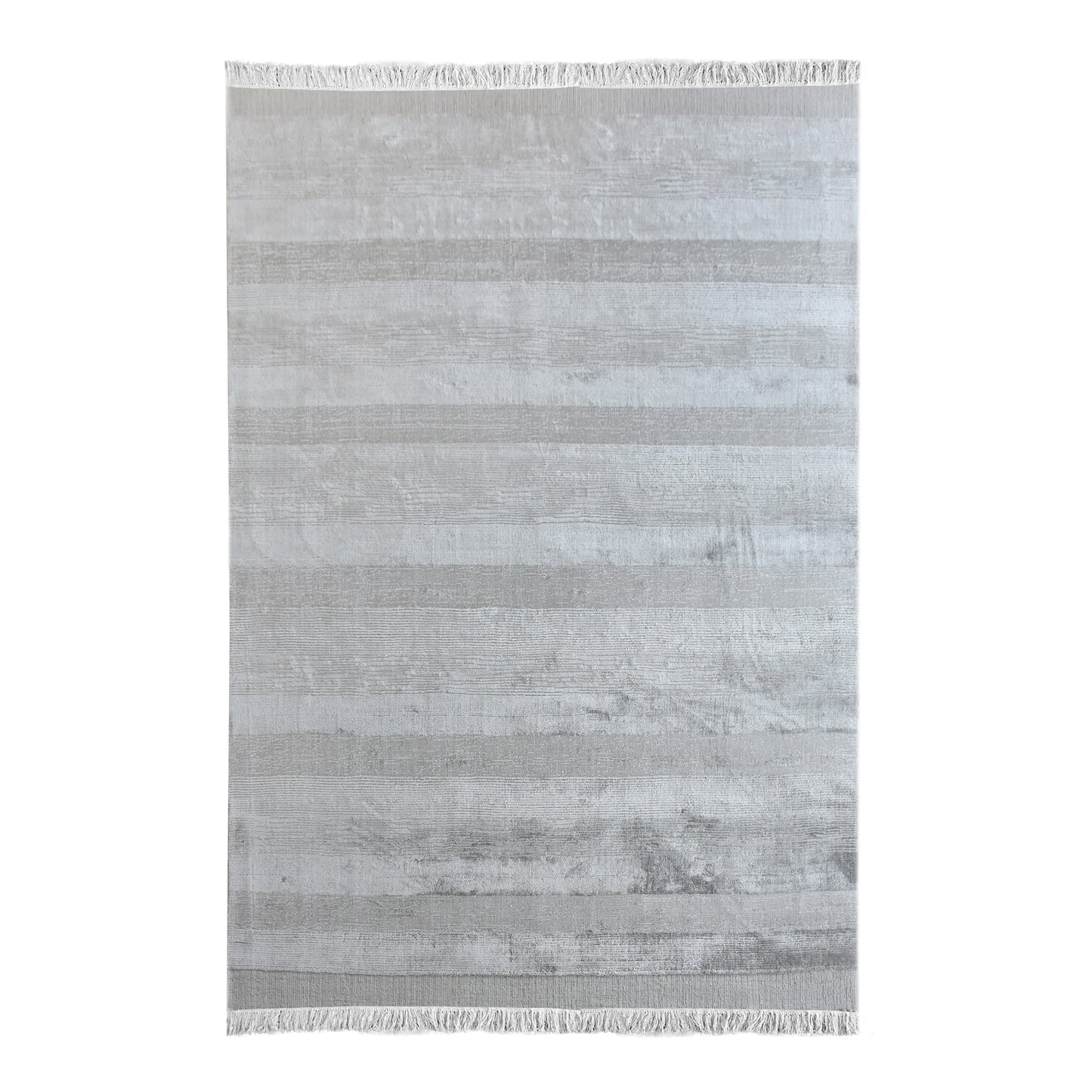 Area Rug, Bedroom Rug, Living Room Rug, Living Area Rug, Indian Rug, Office Carpet, Office Rug, Shop Rug Online, Viscose, Silver, Hand woven, Cut And Loop, Stripes
