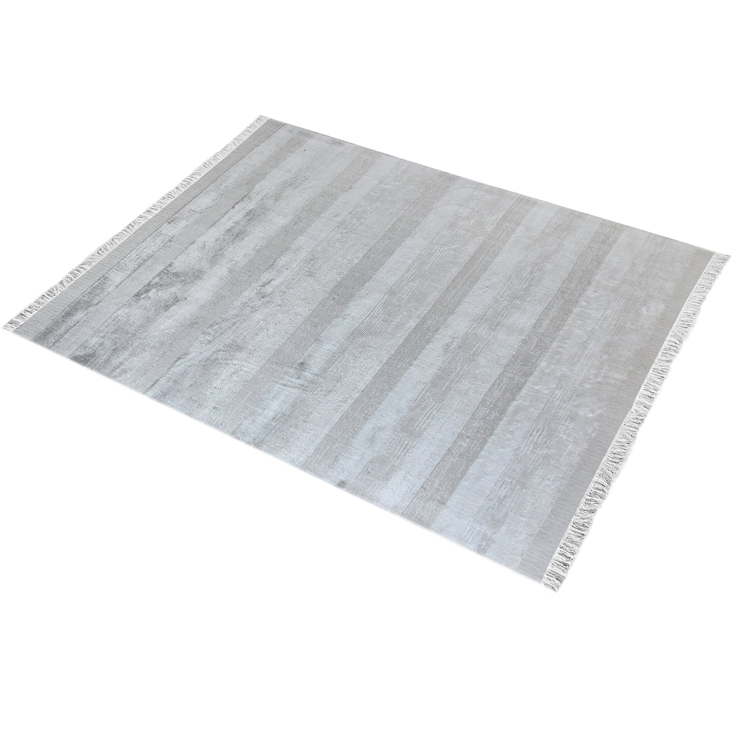 Area Rug, Bedroom Rug, Living Room Rug, Living Area Rug, Indian Rug, Office Carpet, Office Rug, Shop Rug Online, Viscose, Silver, Hand woven, Cut And Loop, Stripes