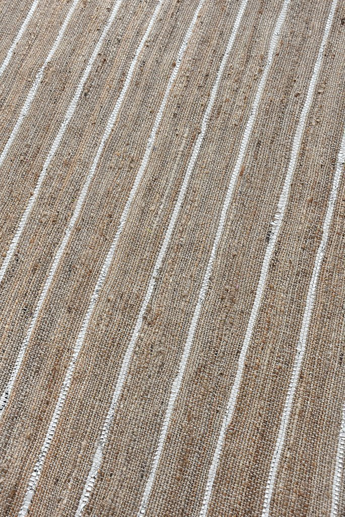 dylan hemp rug in silver and natural color
