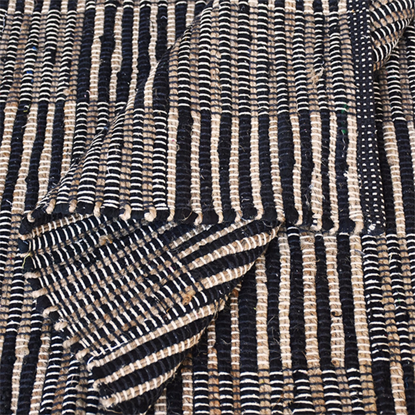 Area Rug, Bedroom Rug, Living Room Rug, Living Area Rug, Indian Rug, Office Carpet, Office Rug, Shop Rug Online, Hemp, Recycled Cotton, Blue, Natural, Pitloom, Flat Weave, Traditional