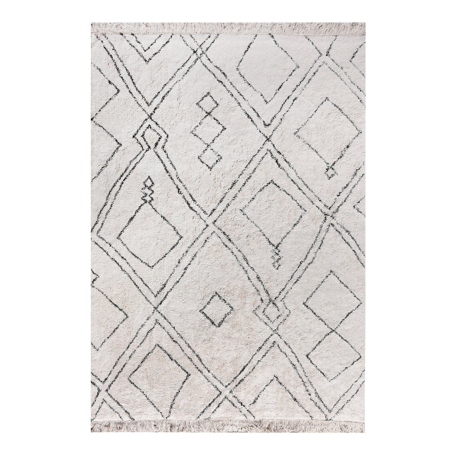 Area Rug, Bedroom Rug, Living Room Rug, Living Area Rug, Indian Rug, Office Carpet, Office Rug, Shop Rug Online, Cotton, Natural White, Brown, Bm Sn, All Cut, geometrical