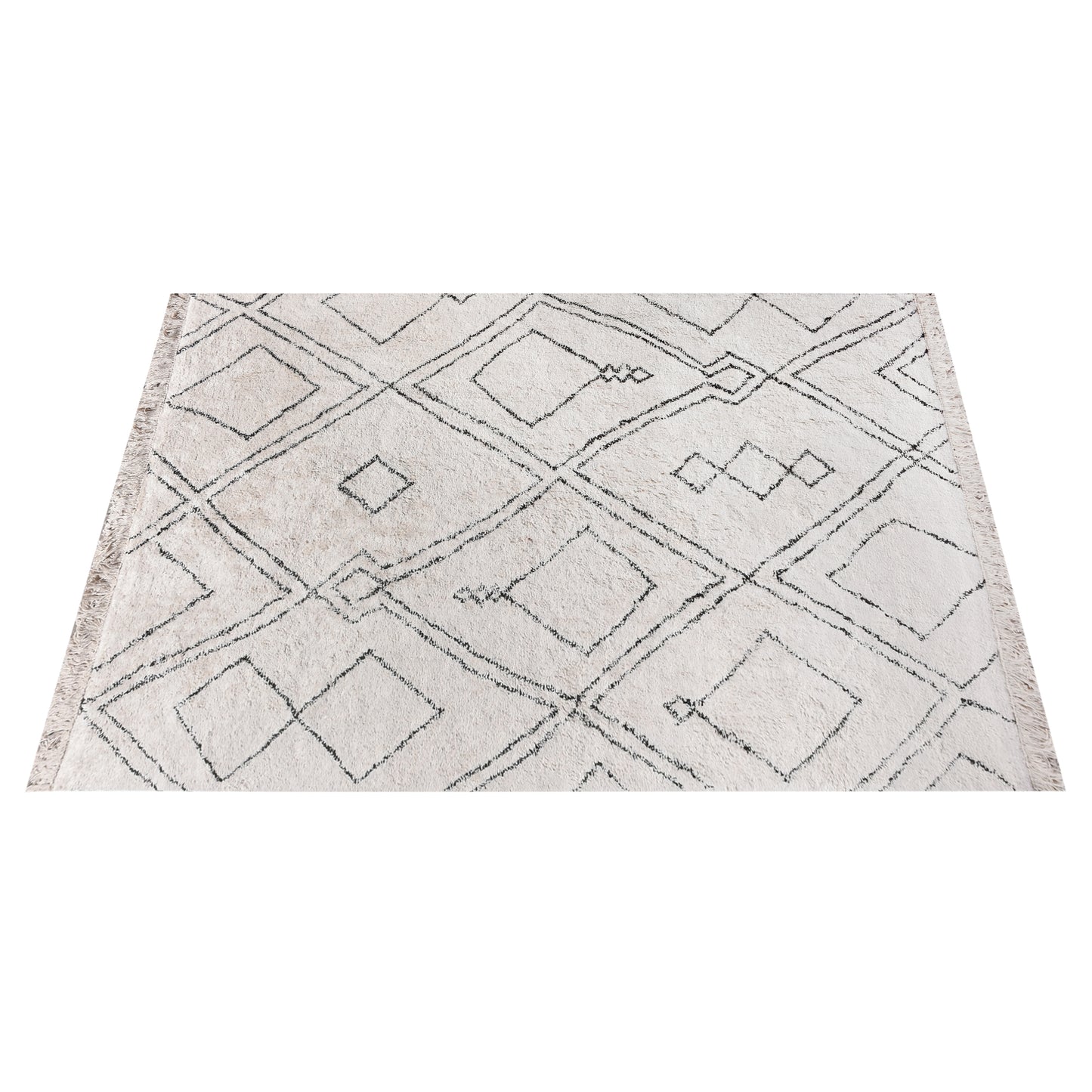 Area Rug, Bedroom Rug, Living Room Rug, Living Area Rug, Indian Rug, Office Carpet, Office Rug, Shop Rug Online, Cotton, Natural White, Brown, Bm Sn, All Cut, geometrical
