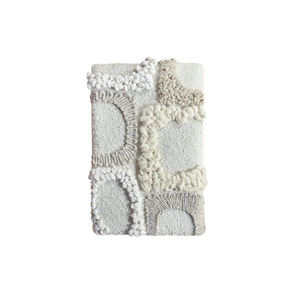 NUADDA WALL ART AND NAOISE WALL ART - IVORY/BEIGE - HANDMADE - WOOL & MDF