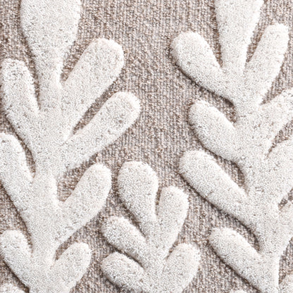 ZEKEI WALL FRAME AND NOELANNE WALL FRAME - BEIGE/IVORY - HAND WOVEN / OVER TUFTED - WOOL & WOOD FRAME