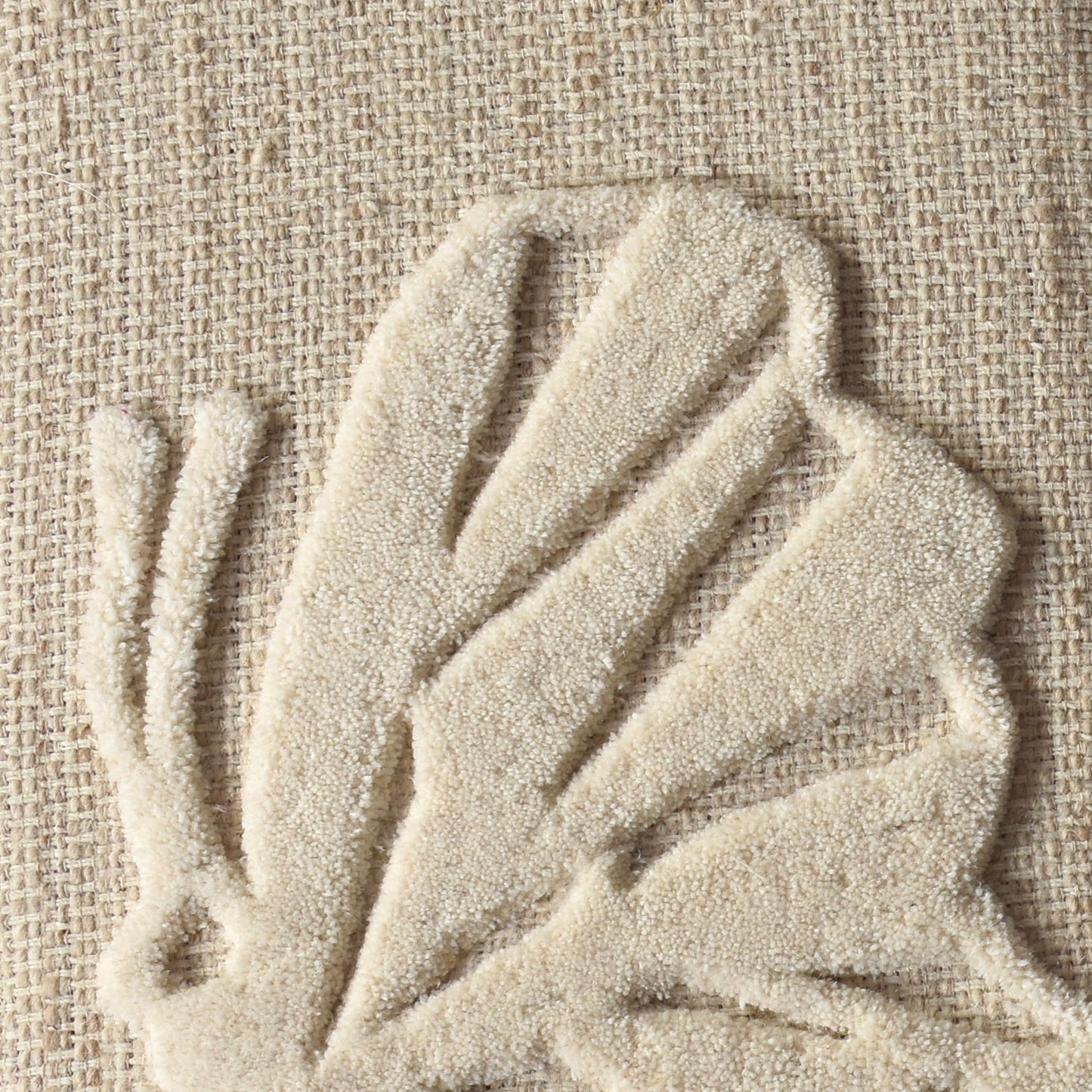 ZARVIS WALL ART AND ZAIKOF WALL ART - BEIGE/IVORY - HAND WOVEN / OVER TUFTED - WOOL & MDF