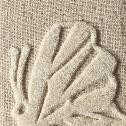ZARVIS WALL ART AND ZAIKOF WALL ART - BEIGE/IVORY - HAND WOVEN / OVER TUFTED - WOOL & MDF