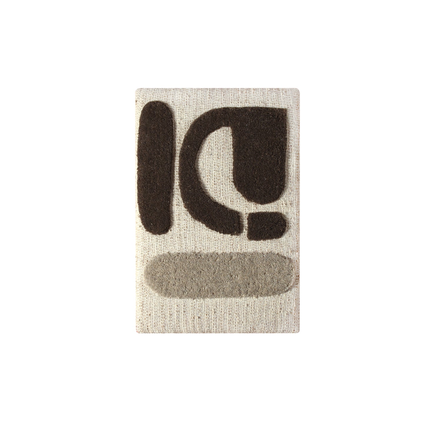 ALVIONT WALL ART - AND ALLON WALL ART - BEIGE/GREY/BROWN - HAND WOVEN/OVER TUFTED - WOOL & MDF
