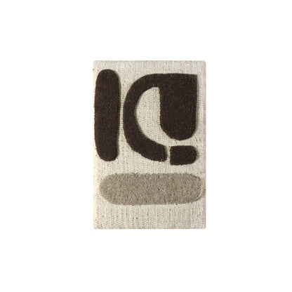 ALVIONT WALL ART - AND ALLON WALL ART - BEIGE/GREY/BROWN - HAND WOVEN/OVER TUFTED - WOOL & MDF