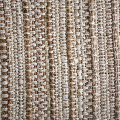 ACAPULCO - IVORY/NATURAL - HAND WOVEN - JUTE + WOOL