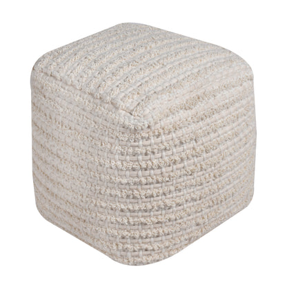 ADONIS POUF - WOOL/ COTTON