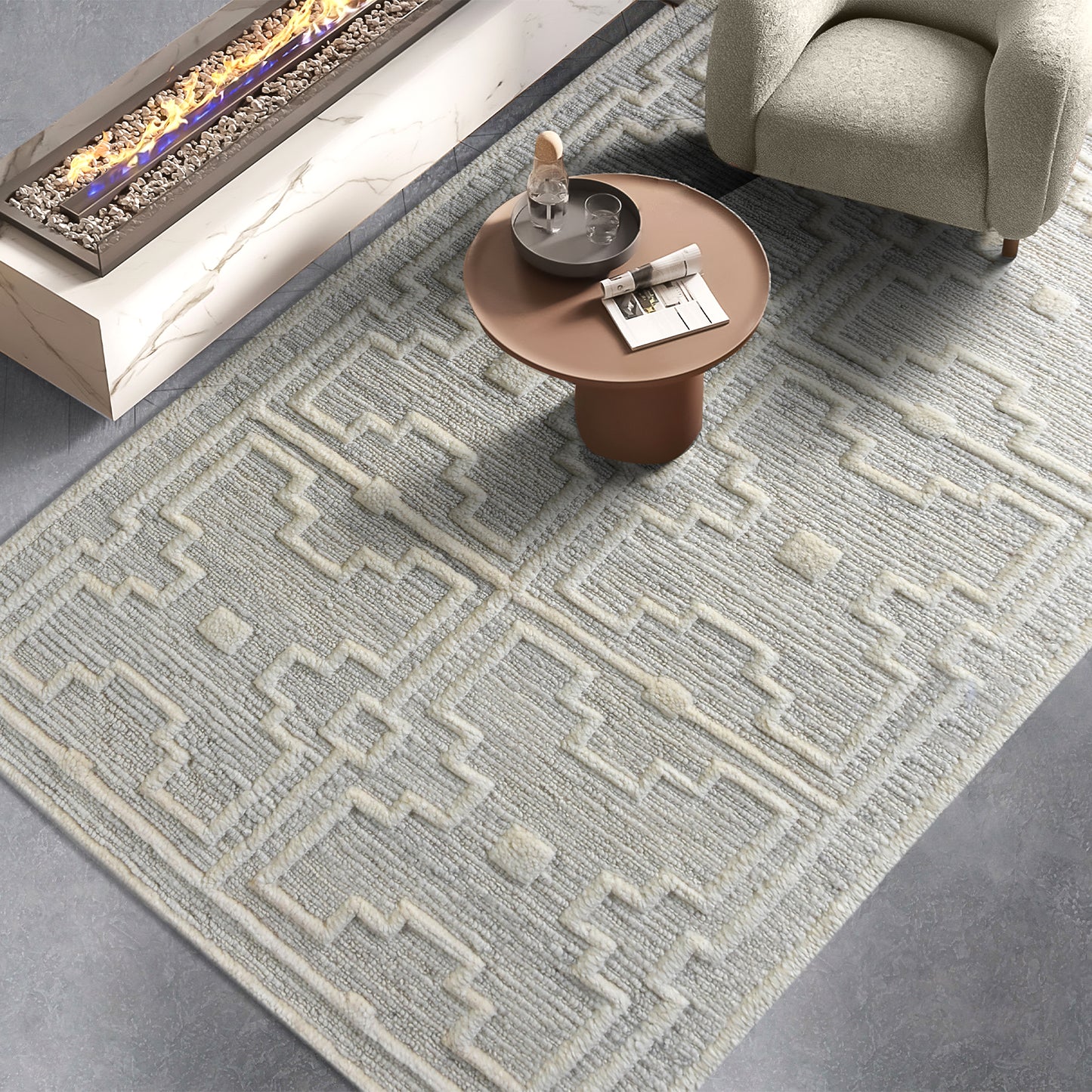 AGATHA RUG - NZ WOOL