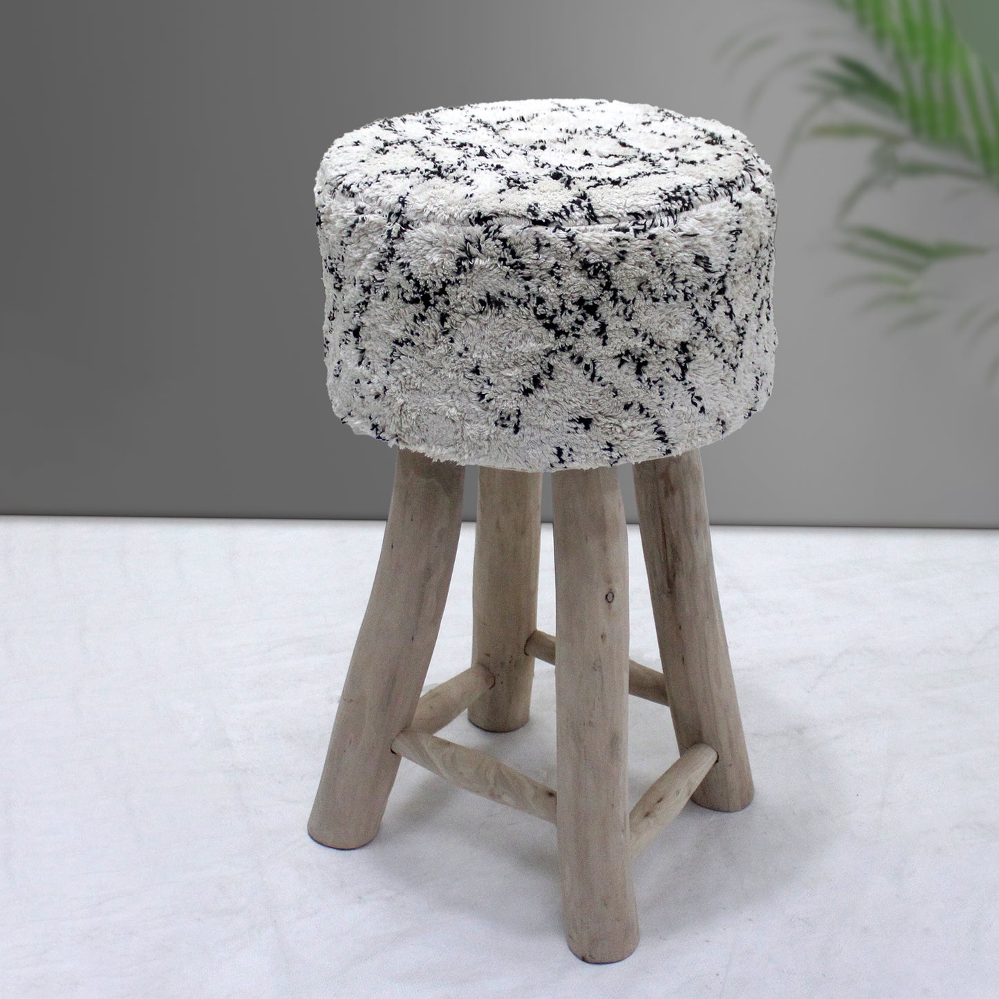 AGOSTIN BAR STOOL - COTTON