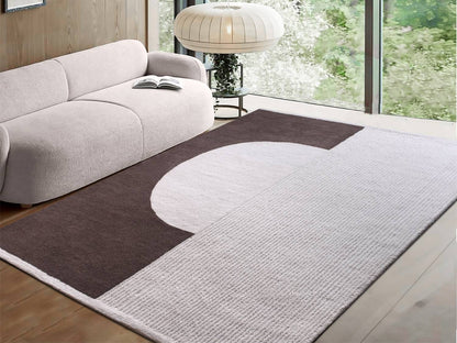AKBION RUG - WOOL - HANDTUFTED - IVORY/LINEN