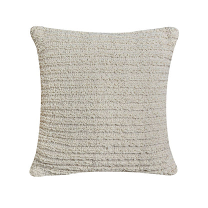Altoga Cushion, 45x45 cm, Natural White, Wool, Hand Woven, Handwoven, All Loop