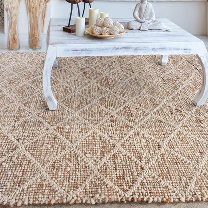 AMBLER RUG - JUTE/ WOOL