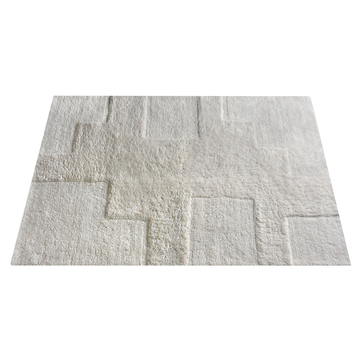 ANCONA RUG - NZ WOOL - TABLE TUFTED - IVORY
