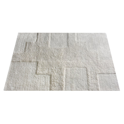 ANCONA RUG - NZ WOOL - TABLE TUFTED - IVORY