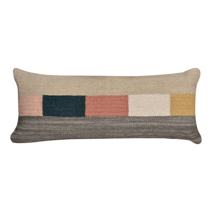ARROWSMITH LUMBER CUSHION - WOOL - HANDWOVEN - MULTI