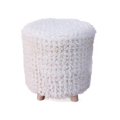 ARTHUR ROUND STOOL - NZ WOOL